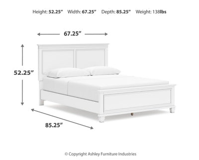 Fortman Queen Panel Bed