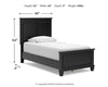 Lanolee Twin Panel Headboard