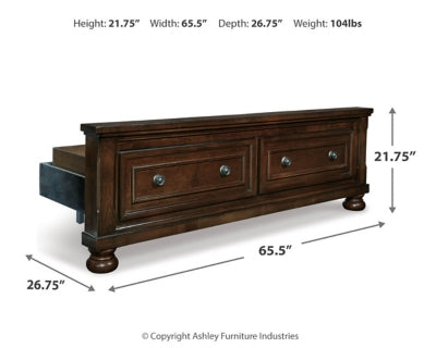 Porter Queen Storage Footboard