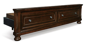 Porter King/California King Storage Footboard