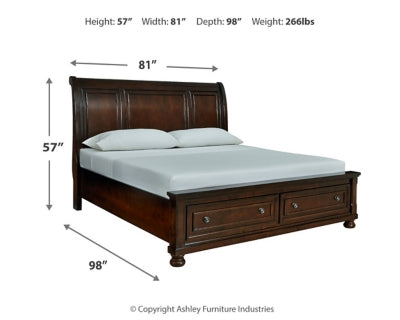 Porter California King Sleigh Bed