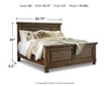Flynnter King/California King Panel Headboard
