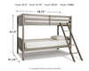 Lettner Twin/Twin Bunk Bed with Ladder
