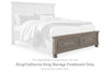 Lettner King/California King Storage Footboard