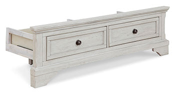 Robbinsdale Full Storage Footboard with Roll Slats