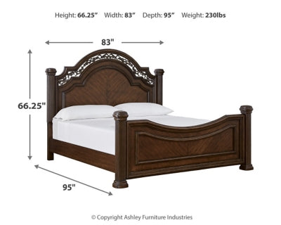 Lavinton King Poster Bed