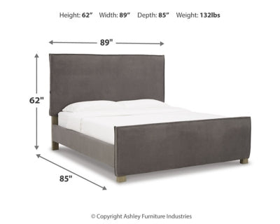 Krystanza King Upholstered Panel Bed