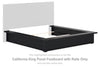 Londer California King Panel Footboard with Rails