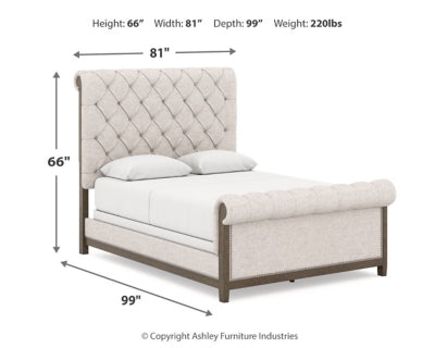 Hillcott Queen Upholstered Bed