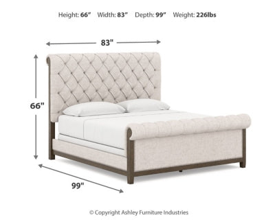 Hillcott King Upholstered Bed