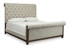 Hillcott King/California King Upholstered Headboard/Footboard/Slats