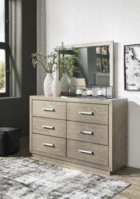 Fawnburg Dresser and Mirror