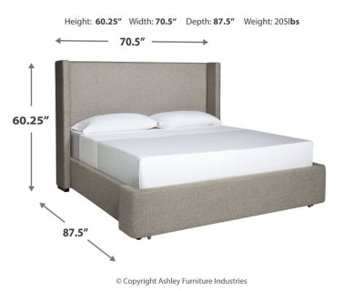 Fawnburg Queen Upholstered Storage Bed