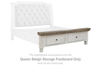 Havalance Queen Sleigh Storage Footboard