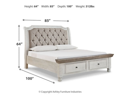 Havalance King Sleigh Bed with Storage