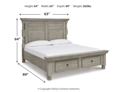 Harrastone Queen Panel Bed