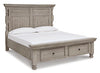 Harrastone King/California King Headboard/Footboard Posts/Drawers