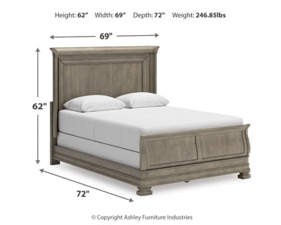 Lexorne Queen Sleigh Bed