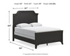 Welltern California King Panel Bed