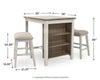 Skempton Counter Height Dining Table and Bar Stools (Set of 3)