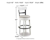 Valebeck Bar Height Bar Stool