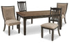 Tyler Creek Dining Table and 4 Chairs