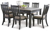 Tyler Creek Dining Table and 6 Chairs