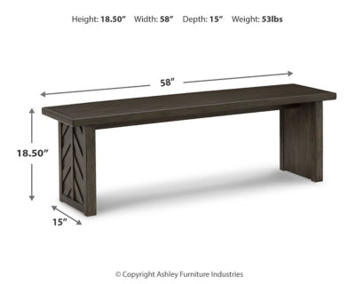 Arkenton 58" Dining Bench