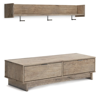 Oliah Bench with Coat Rack
