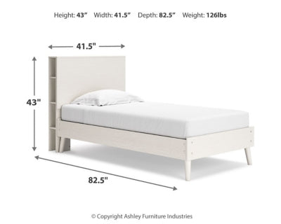Aprilyn Twin Bookcase Bed