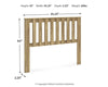Bermacy Full Panel Headboard
