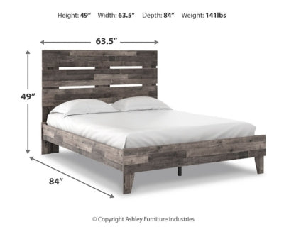 Neilsville Queen Panel Platform Bed