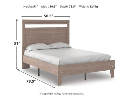 Flannia Full Panel Platform Bed