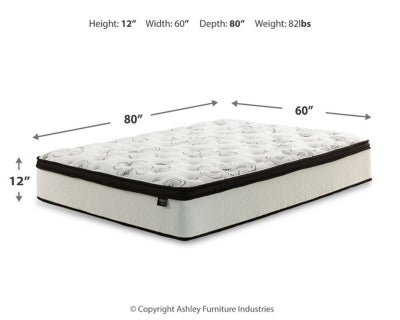 Chime 12 Inch Hybrid Queen Mattress in a Box