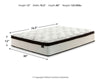 Chime 12 Inch Hybrid King Mattress in a Box