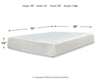 10 Inch Chime Memory Foam Twin Mattress in a Box