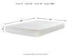 Chime 8 Inch Memory Foam Full Mattress in a Box