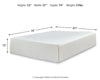 Chime 12 Inch Memory Foam Twin Mattress in a Box
