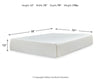 Chime 12 Inch Memory Foam King Mattress in a Box