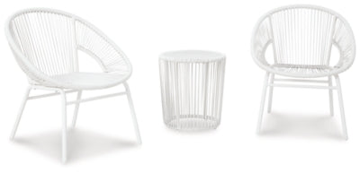 Mandarin Cape Outdoor Table and Chairs (Set of 3)