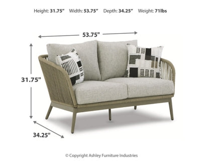 Swiss Valley Outdoor Loveseat with Cushion