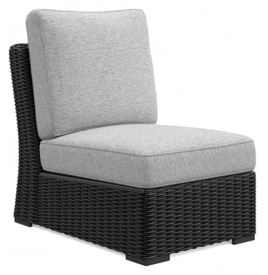 Beachcroft Outdoor Armless Chair with Cushion