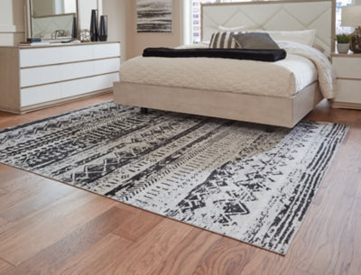 Devman 7'9" x 9'11" Washable Rug