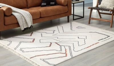 Cadeworth 5' x 7' Washable Rug