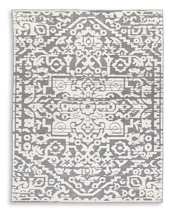 Oddetteley 7'8" x 10'1" Washable Rug