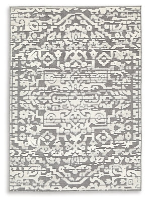 Oddetteley 5'1" x 7'2" Washable Rug