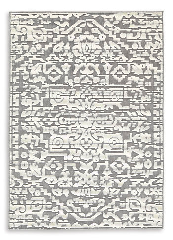 Oddetteley 5'1" x 7'2" Washable Rug