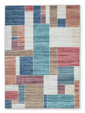 Numore 5'2" x 6'11" Washable Rug