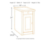 Bolanburg Chairside End Table with USB Ports & Outlets