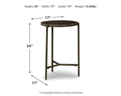 Doraley Chairside End Table